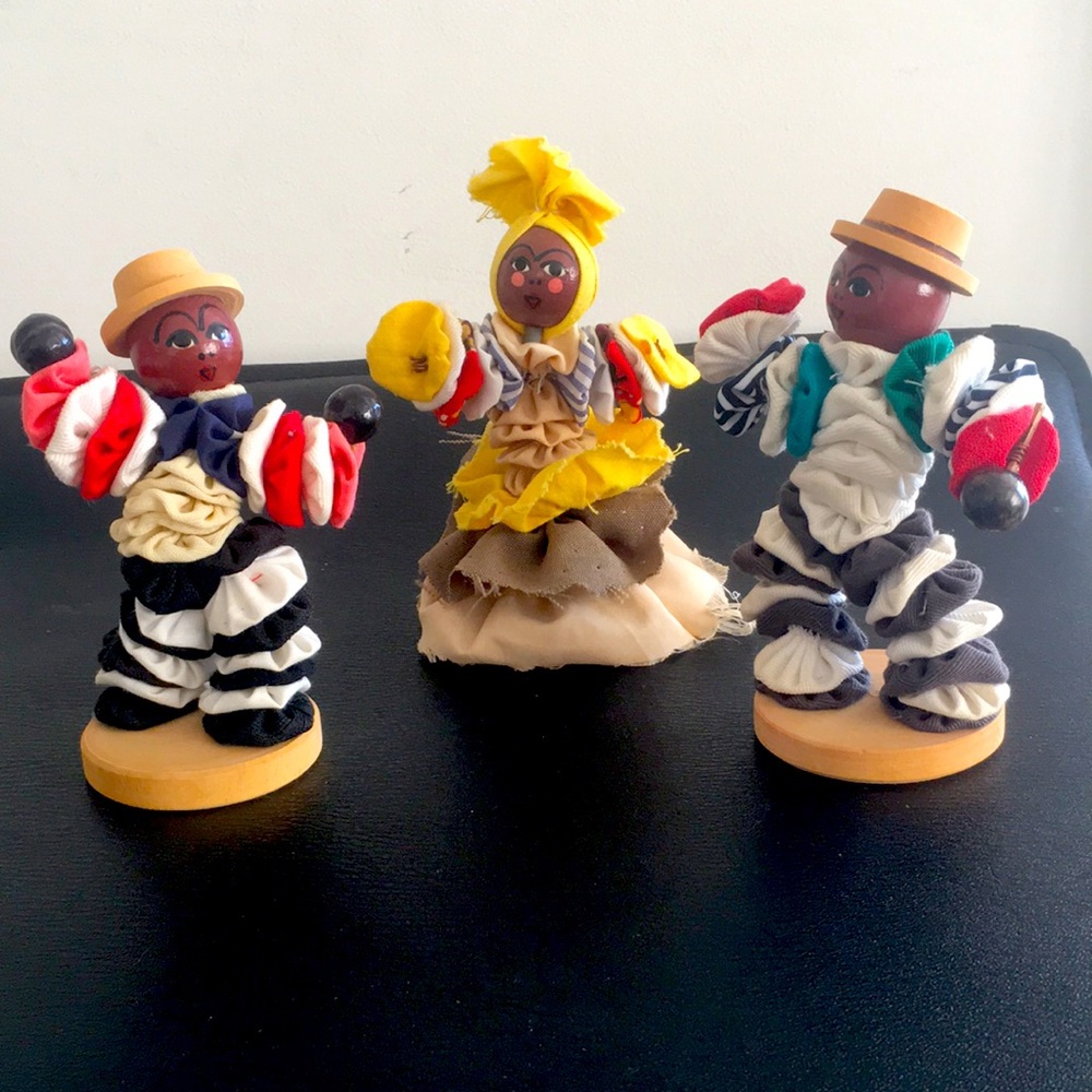 Set of 3 Mexican Dancers
